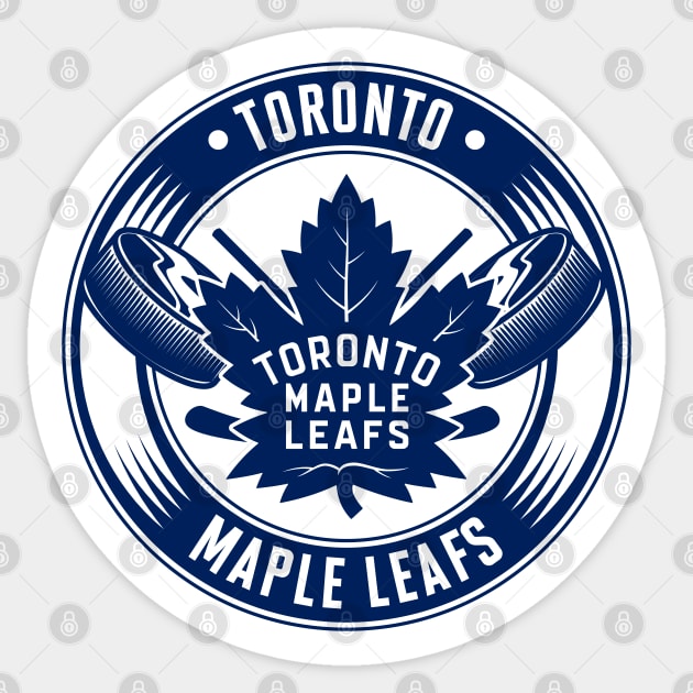Toronto Maple Leafs Hockey Team Sticker by Polos